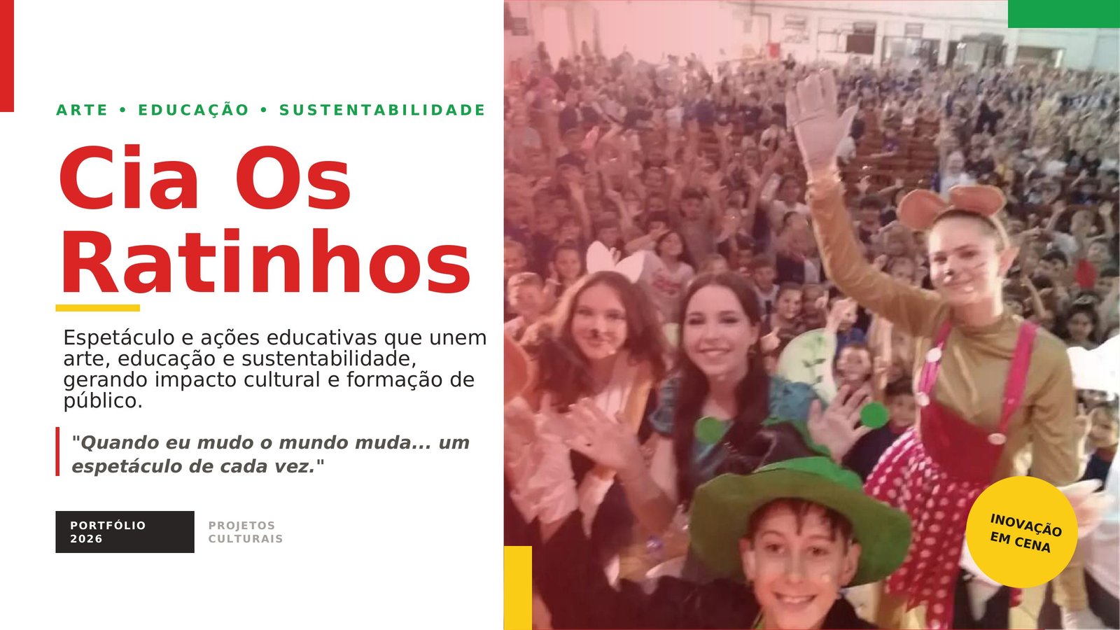 Página 30 - Espetáculo e ações educativas que unem